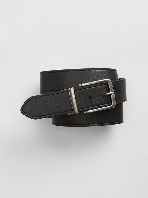 Image number 2 showing, Vegan-Leather Reversible Belt