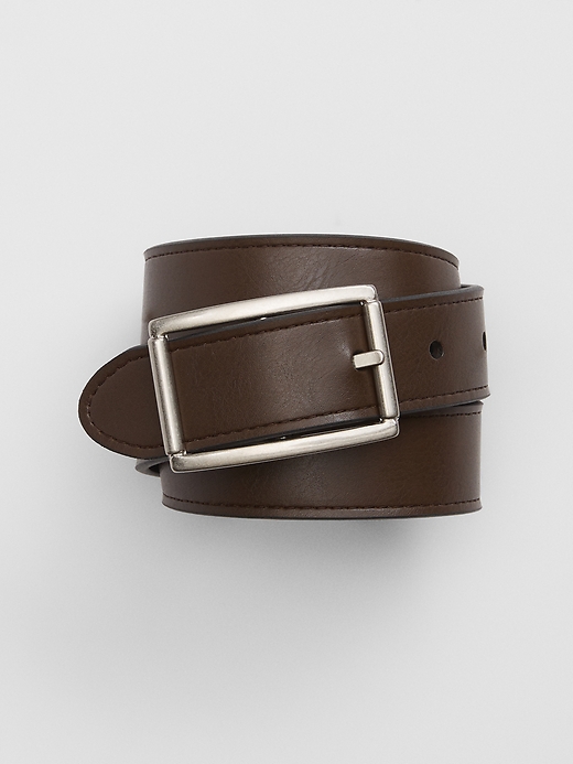Image number 1 showing, Kids Vegan-Leather Belt