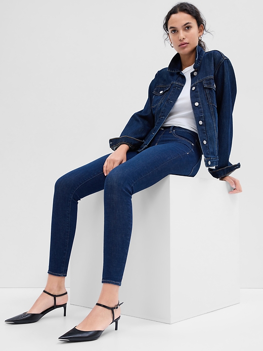Image number 1 showing, Mid Rise Universal Skinny Jeans