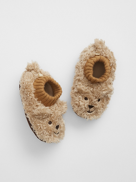 Image number 1 showing, babyGap Cozy Bear Slippers