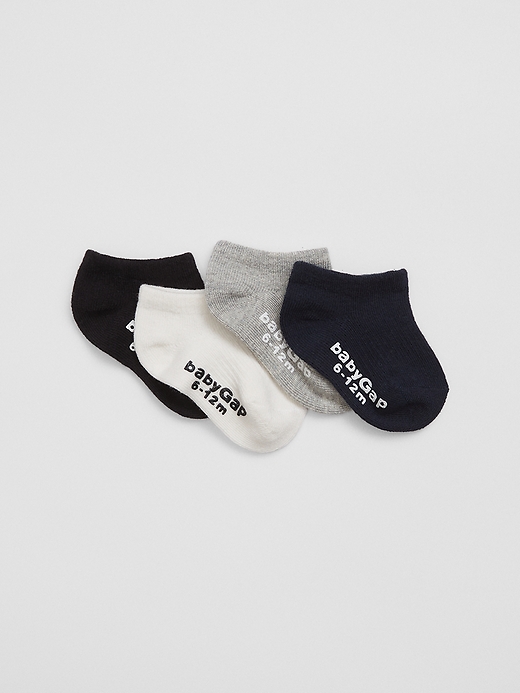 Image number 1 showing, babyGap No-Show Socks (4-Pack)