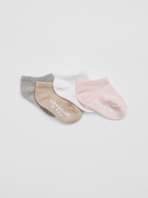 L'image numéro 1 présente Socquettes invisibles babyGap (paquet de 4 paires)