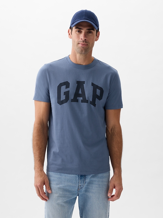 L'image numéro 1 présente T-shirt doux de tous les jours à logo Gap