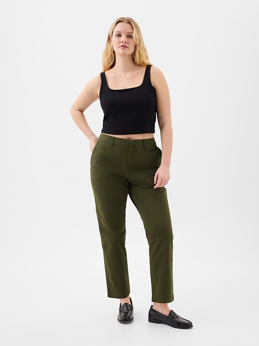 Image number 5 showing, Mid Rise Downtown Khakis