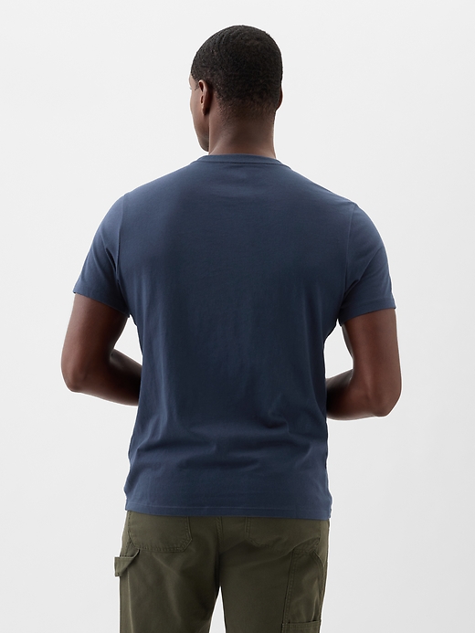 L'image numéro 2 présente T-shirt ras du cou doux de tous les jours
