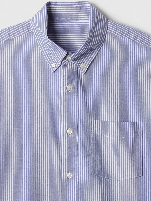 Image number 4 showing, Stretch Poplin Shirt in Standard Fit