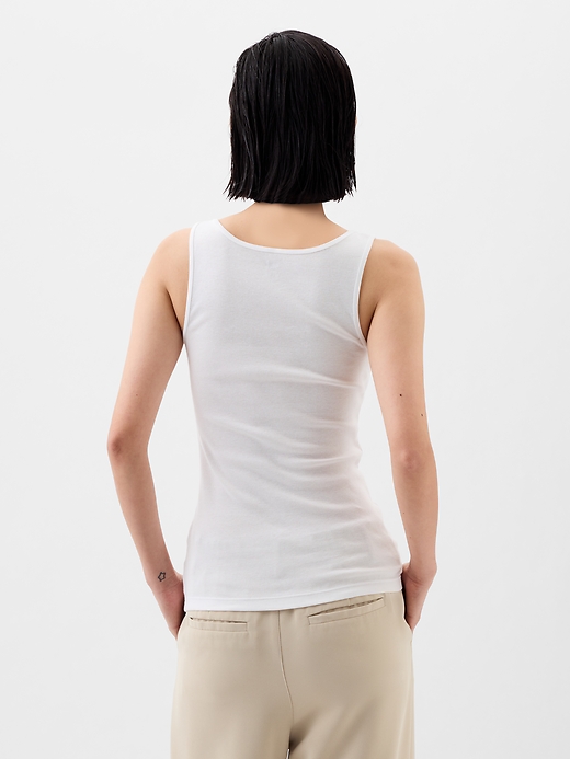 Image number 2 showing, Gap Logo Ribbed Tank Top