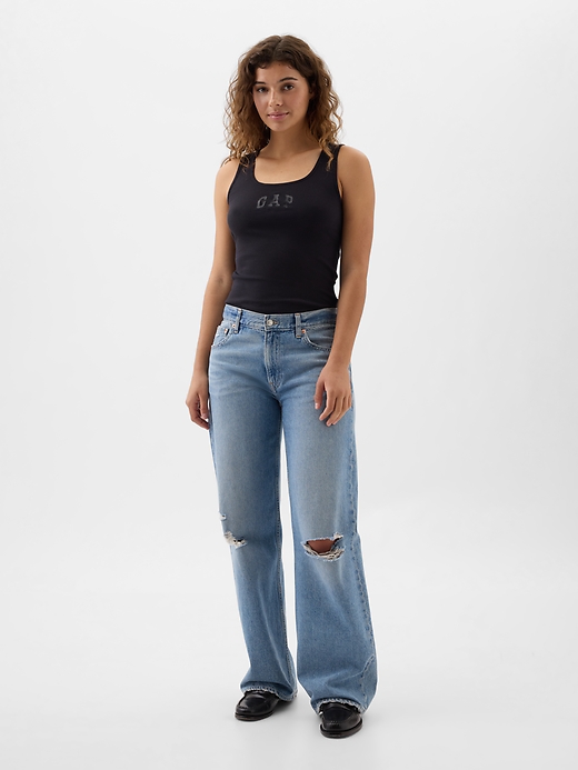 Image number 3 showing, Gap Logo Ribbed Tank Top