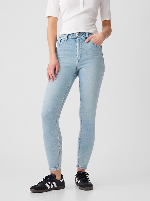 Image number 2 showing, High Rise Universal Skinny Jeans