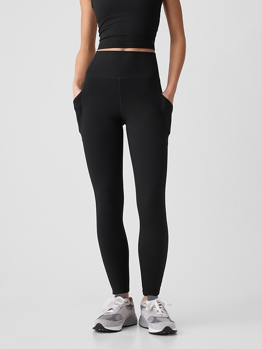 Image number 3 showing, GapFit Sky High Studio Pocket Leggings