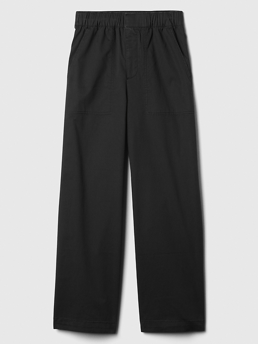 Image number 7 showing, High Rise Easy Wide-Leg Khakis