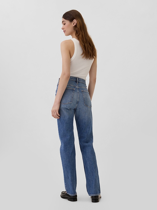 Image number 4 showing, High Rise '90s Straight Jeans
