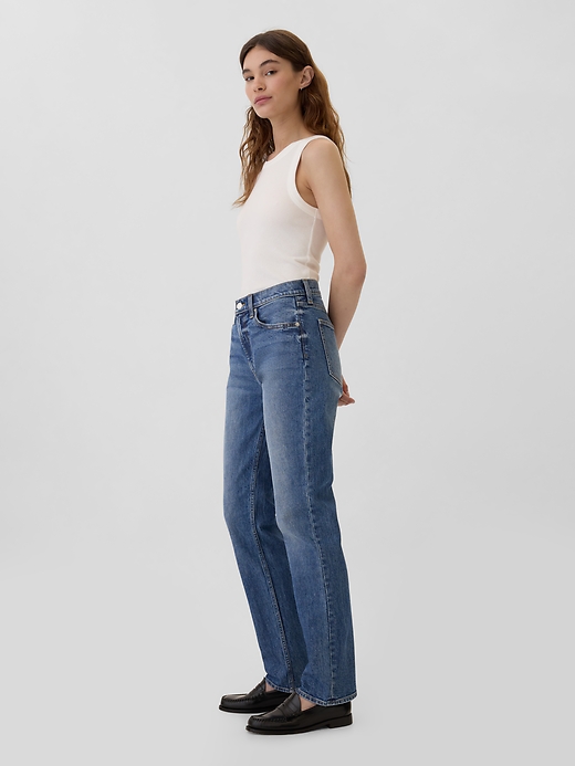 Image number 3 showing, High Rise '90s Straight Jeans