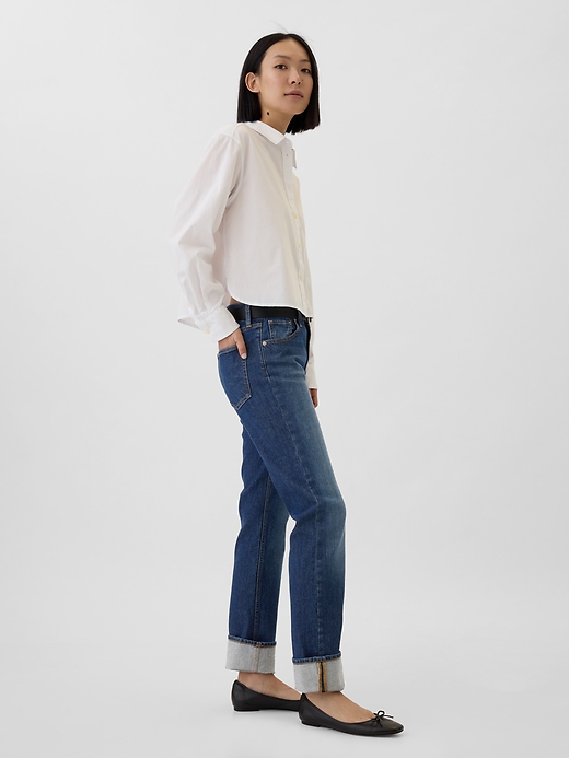 Image number 3 showing, High Rise '90s Straight Jeans