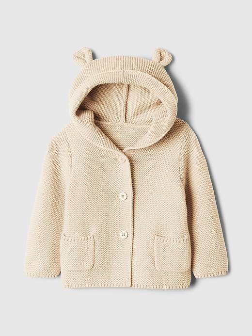 Image number 1 showing, Baby Bear Garter Cardigan