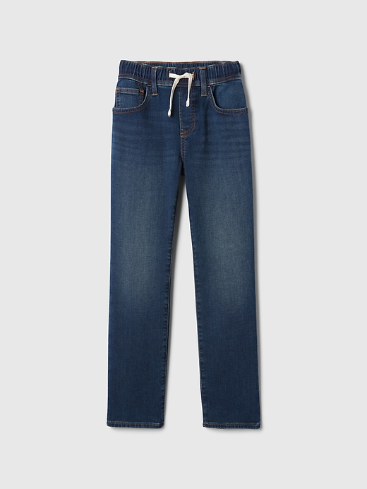 Image number 1 showing, Kids Pull-On Original Straight Sweatpant Jeans