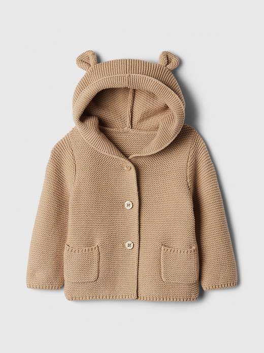 Image number 1 showing, Baby Bear Garter Cardigan