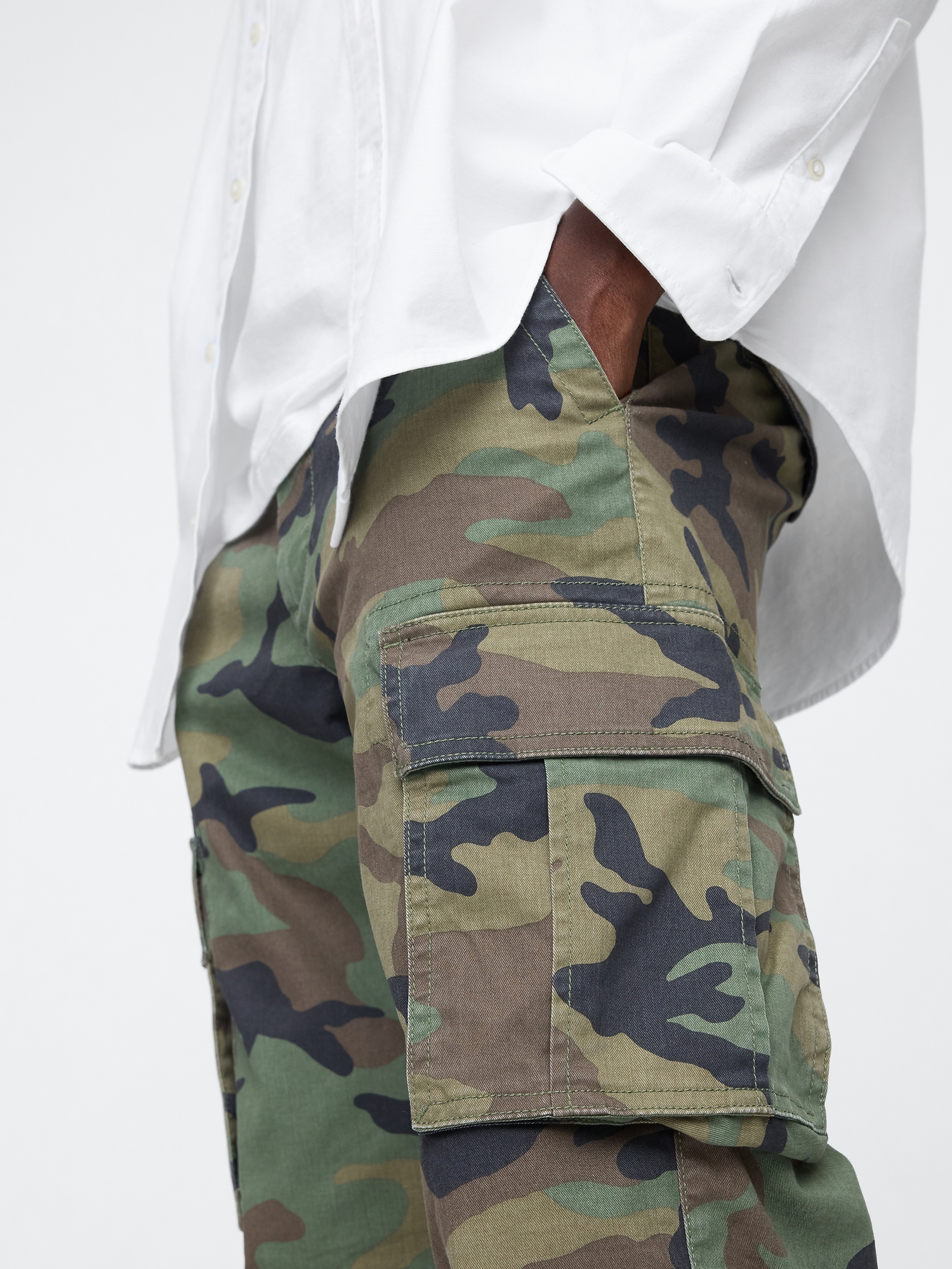 GapFlex Essential Straight Cargo Pants | Gap Factory