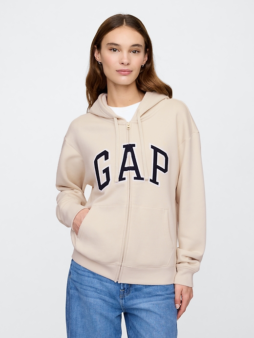 Image number 1 showing, Relaxed Gap Logo Zip Hoodie