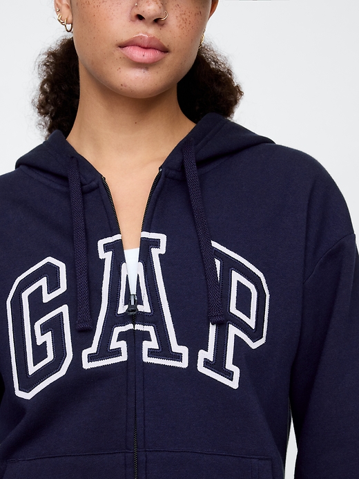 Image number 4 showing, Relaxed Gap Logo Zip Hoodie