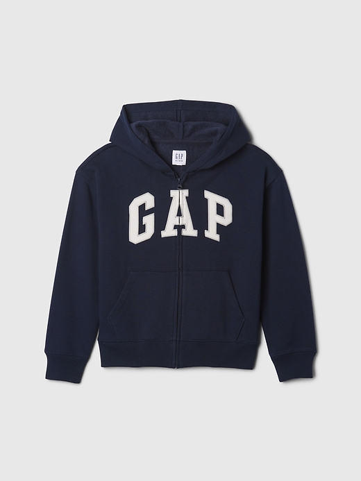 Image number 1 showing, Kids Relaxed Gap Logo Zip Hoodie