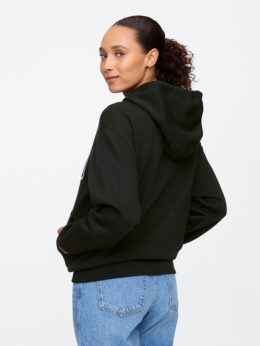 GAP ジップフーディ Relaxed Gap Logo Zip Hoodie | Gap Factory