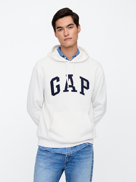 Image number 1 showing, Adult Relaxed Gap Logo Hoodie