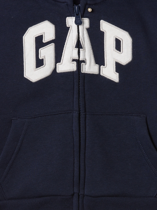 Image number 3 showing, babyGap Relaxed Logo Zip Hoodie