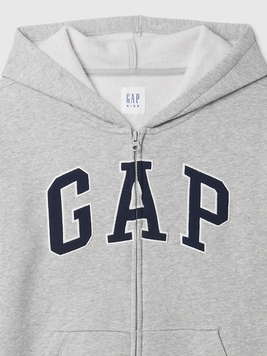 Image number 3 showing, Kids Relaxed Gap Logo Zip Hoodie