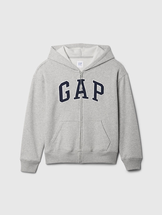 Image number 1 showing, Kids Relaxed Gap Logo Zip Hoodie