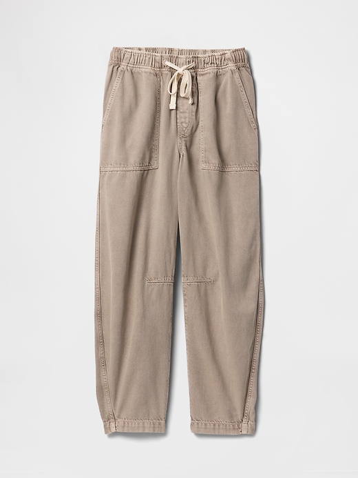 Image number 7 showing, Mid Rise SuperSoft Pull-On Barrel Jeans