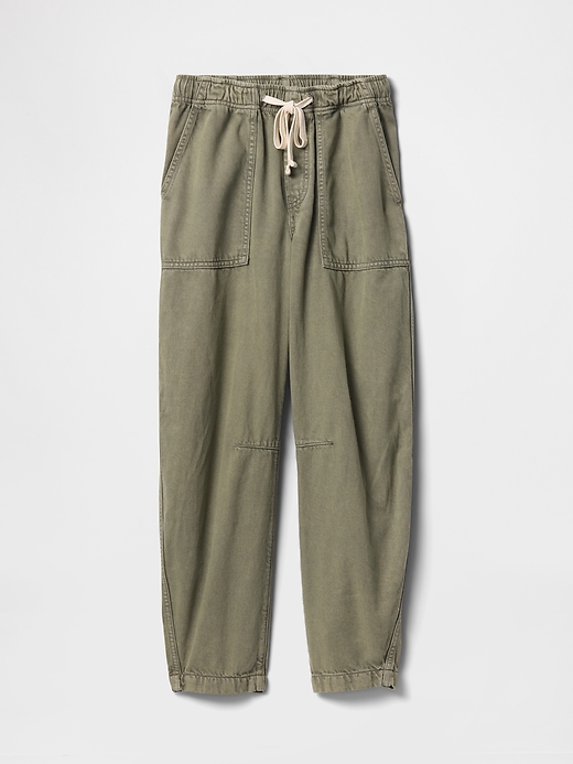 Image number 7 showing, Mid Rise Pull-On Soft Barrel Jeans