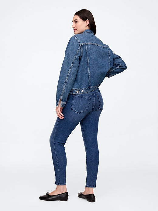 Image number 6 showing, Mid Rise Universal Skinny Jeans