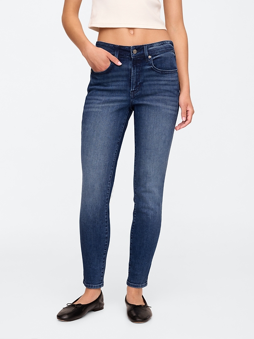 Image number 2 showing, Mid Rise Universal Skinny Jeans