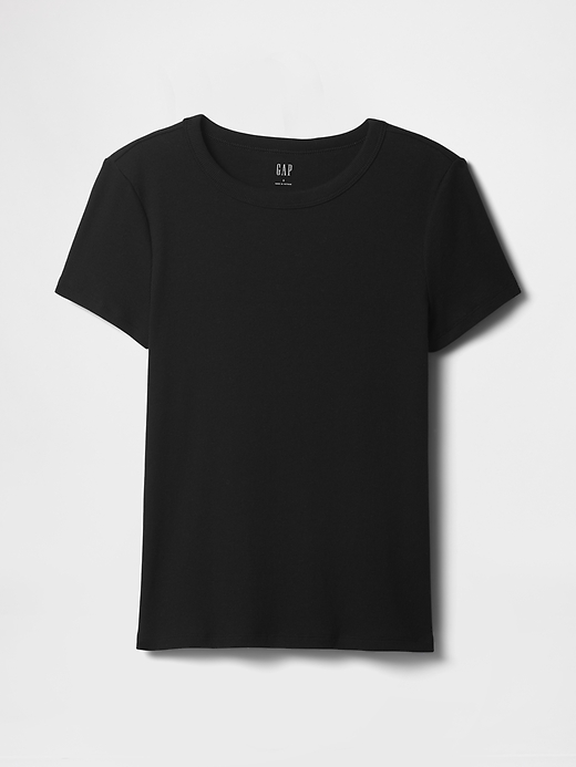 Image number 5 showing, Ribbed Crewneck T-Shirt