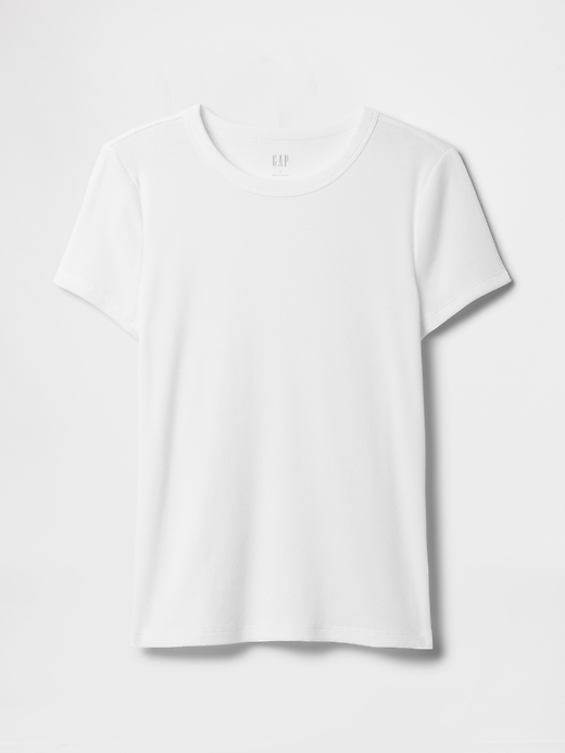 Image number 5 showing, Ribbed Crewneck T-Shirt
