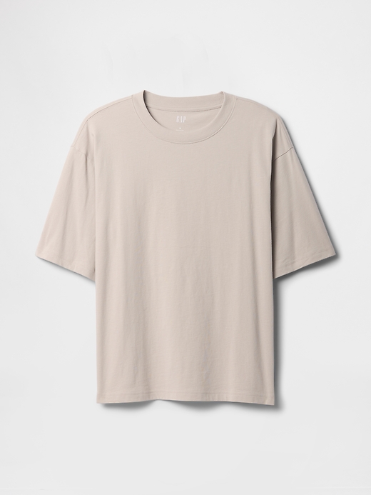 L'image numéro 5 présente T-shirt à coupe carrée VintageDoux