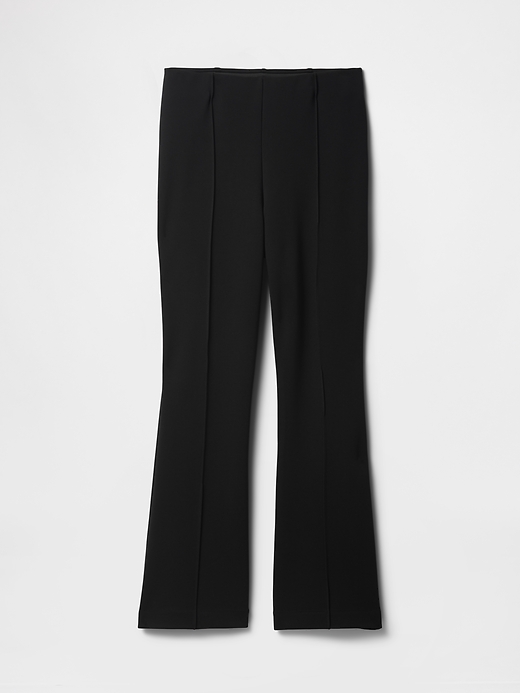 Image number 7 showing, High Rise Ponte Flare Crop Pants