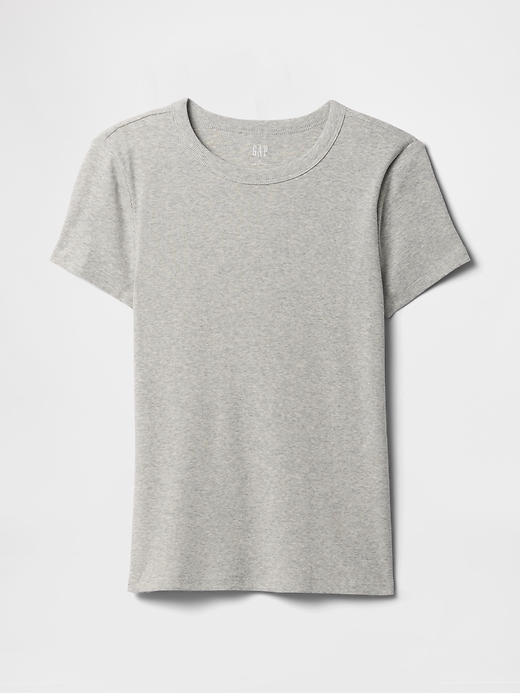 Image number 5 showing, Ribbed Crewneck T-Shirt