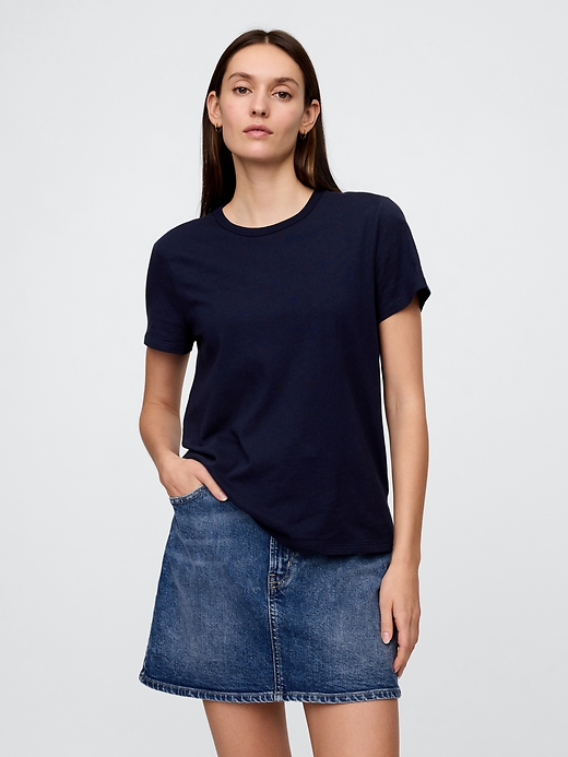 L'image numéro 1 présente T-shirt ras du cou favori