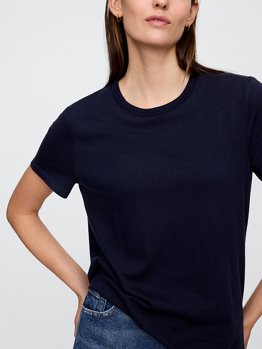 L'image numéro 4 présente T-shirt ras du cou favori