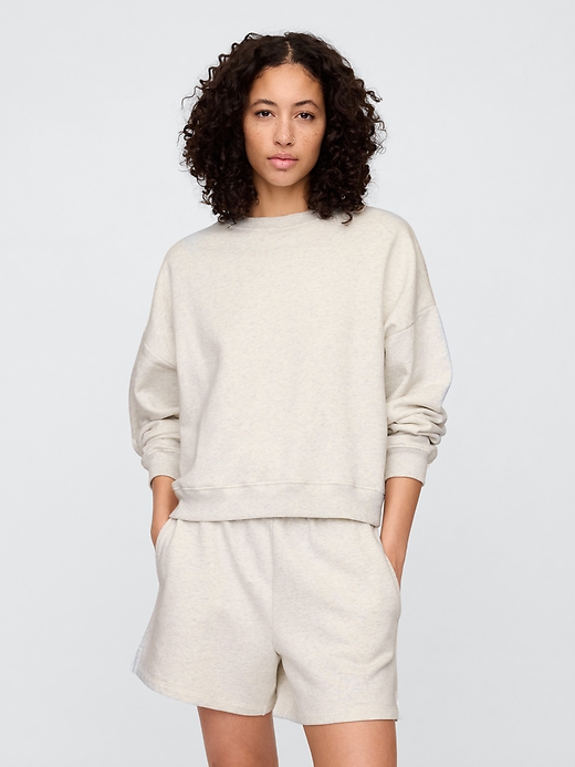 Image number 1 showing, Relaxed Wedge Crewneck Sweatshirt