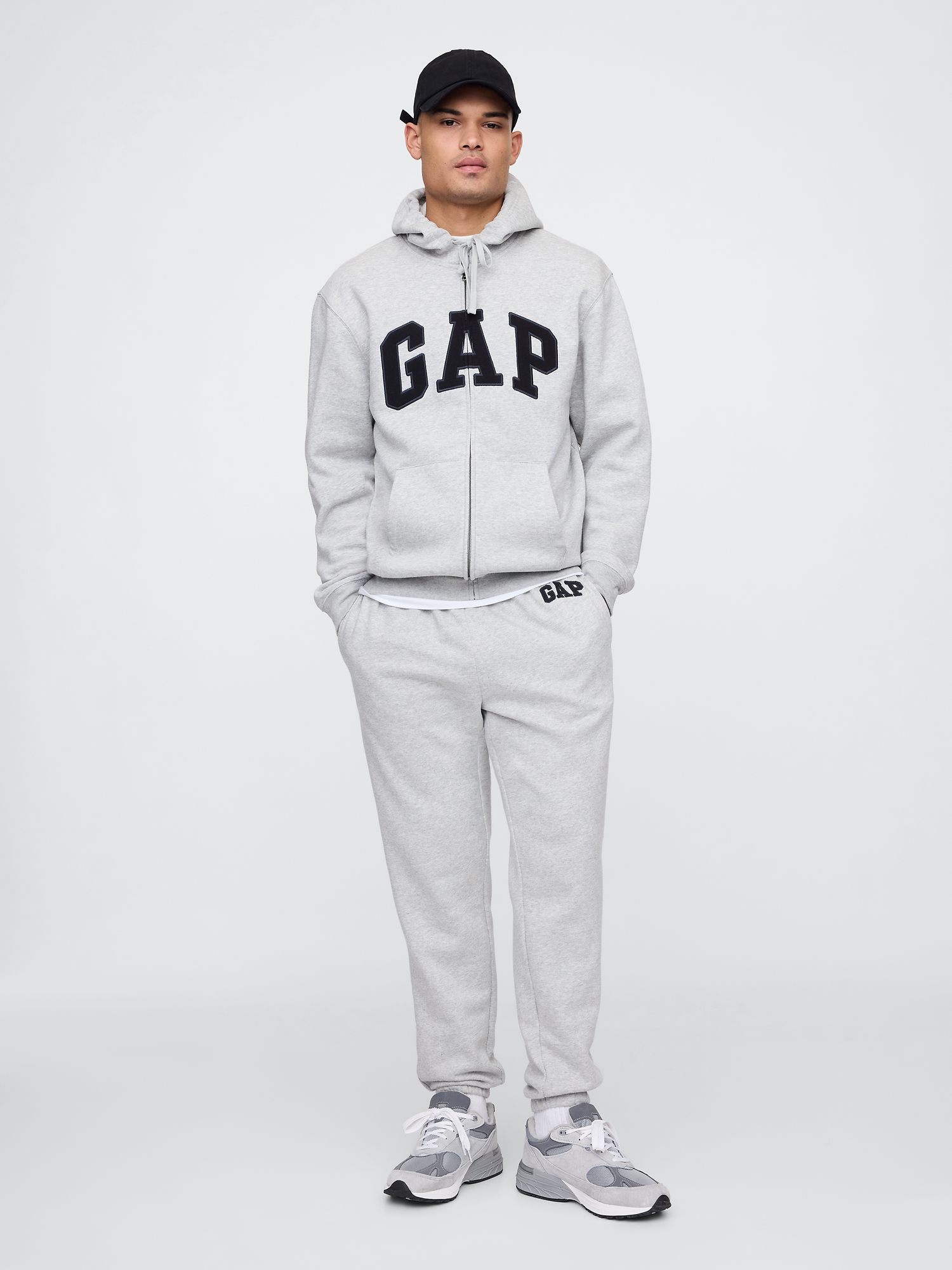 Relaxed Gap Logo Zip Hoodie | Gap Factory
