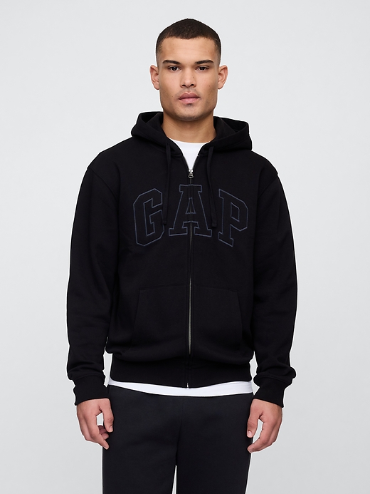 Image number 1 showing, Relaxed Gap Logo Zip Hoodie