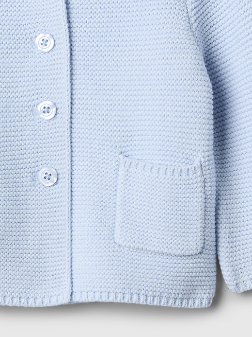 L'image numéro 4 présente Cardigan ours en point de mousse pour Bébé