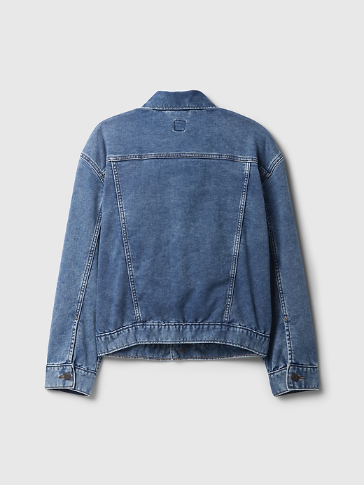Image number 3 showing, Kids Relaxed Sweatshirt Icon Denim Jacket