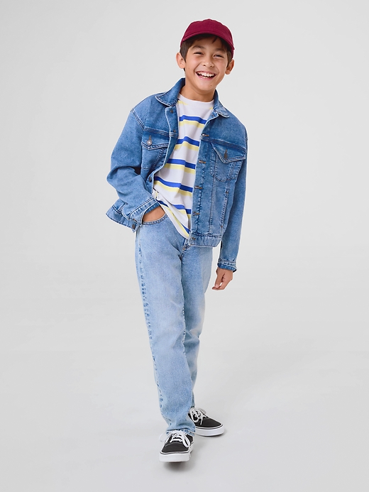 Image number 2 showing, Kids Relaxed Sweatshirt Icon Denim Jacket