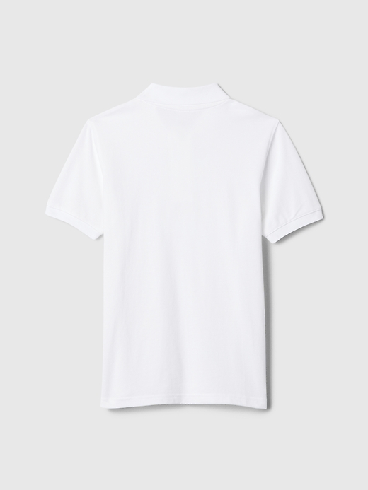 Image number 3 showing, Kids Uniform Pique Polo Shirt