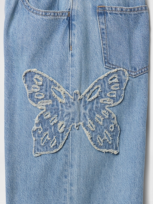 Image number 4 showing, Kids High Rise Wide-Leg Jeans