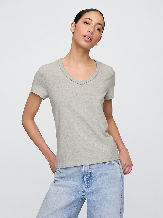 Image number 1 showing, Favorite V-Neck T-Shirt